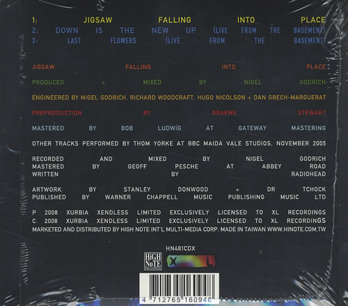 Radiohead In Rainbows Taiwanese 2 CD album set (Double CD) (432156)